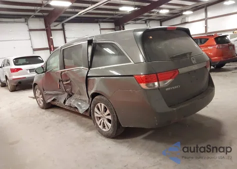 2014 Honda Odyssey Ex-L from USA, damaged, VIN 5FNRL5H68EB017352